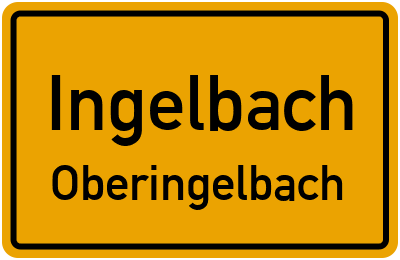 Straßenverzeichnis Ingelbach Oberingelbach