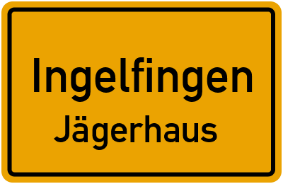 Straßenverzeichnis Ingelfingen Jägerhaus