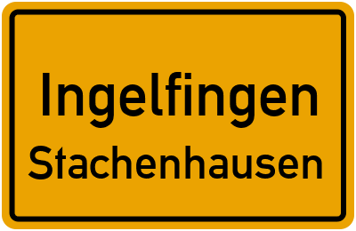Straßenverzeichnis Ingelfingen Stachenhausen