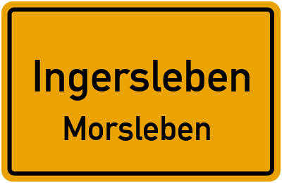 Straßenverzeichnis Ingersleben Morsleben