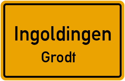 Straßenverzeichnis Ingoldingen Grodt