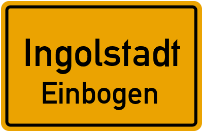 Straßenverzeichnis Ingolstadt Einbogen