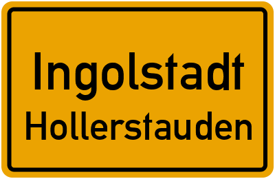 Straßenverzeichnis Ingolstadt Hollerstauden