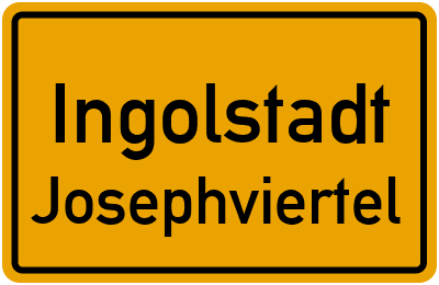 Straßenverzeichnis Ingolstadt Josephviertel