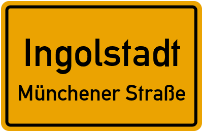 Straßenverzeichnis Ingolstadt Münchener Straße