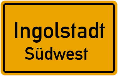 Straßenverzeichnis Ingolstadt Südwest