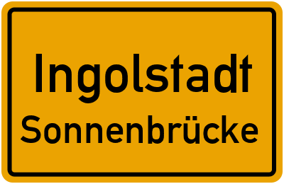 Straßenverzeichnis Ingolstadt Sonnenbrücke