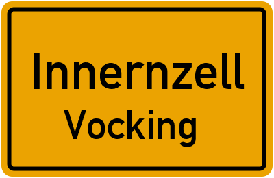 Straßenverzeichnis Innernzell Vocking