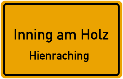 Straßenverzeichnis Inning am Holz Hienraching