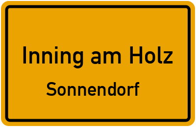 Straßenverzeichnis Inning am Holz Sonnendorf