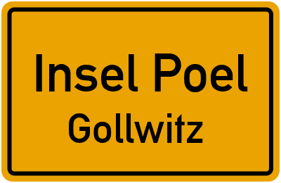 Straßenverzeichnis Insel Poel Gollwitz