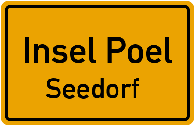 Straßenverzeichnis Insel Poel Seedorf
