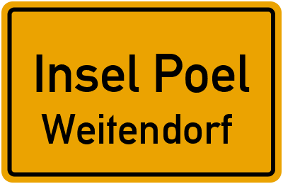 Straßenverzeichnis Insel Poel Weitendorf