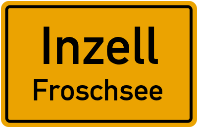 Straßenverzeichnis Inzell Froschsee