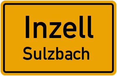 Straßenverzeichnis Inzell Sulzbach