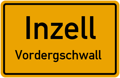 Straßenverzeichnis Inzell Vordergschwall