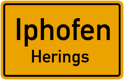 Straßenverzeichnis Iphofen Herings