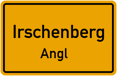 Ortsschild Irschenberg Angl