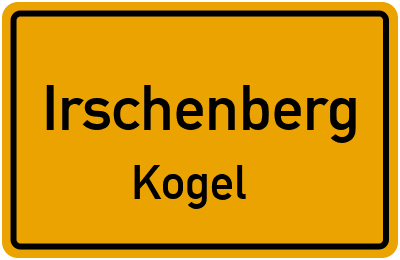 Ortsschild Irschenberg Kogel