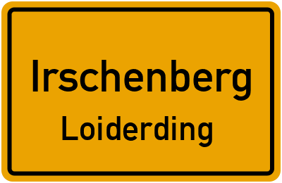 Straßenverzeichnis Irschenberg Loiderding