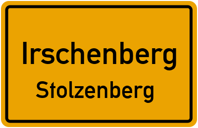 Ortsschild Irschenberg Stolzenberg