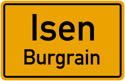 Straßenverzeichnis Isen Burgrain