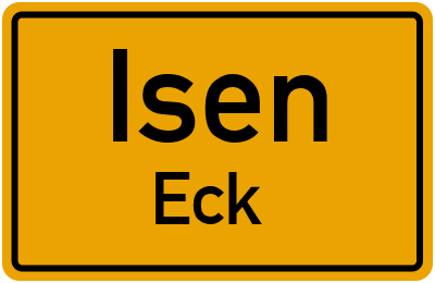 Straßenverzeichnis Isen Eck