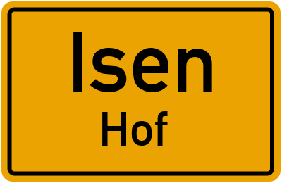 Straßenverzeichnis Isen Hof