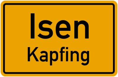 Straßenverzeichnis Isen Kapfing