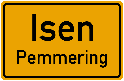 Straßenverzeichnis Isen Pemmering