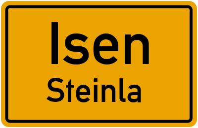 Straßenverzeichnis Isen Steinla