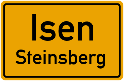 Straßenverzeichnis Isen Steinsberg