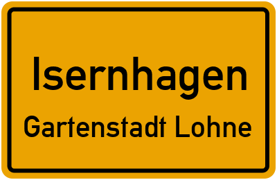 Straßenverzeichnis Isernhagen Gartenstadt Lohne