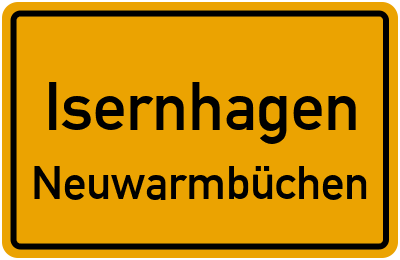 Straßenverzeichnis Isernhagen Neuwarmbüchen
