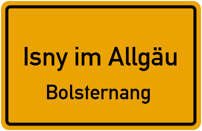 Briefkasten in Isny im Allgäu Bolsternang