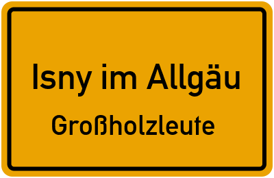 Briefkasten in Isny im Allgäu Großholzleute