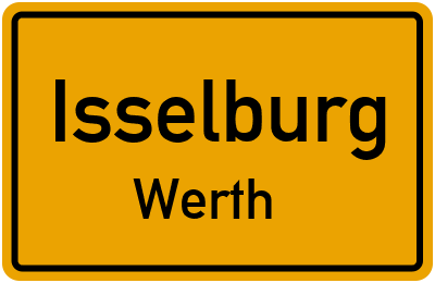 Straßenverzeichnis Isselburg Werth
