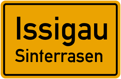 Straßenverzeichnis Issigau Sinterrasen