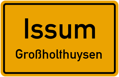 Straßenverzeichnis Issum Großholthuysen