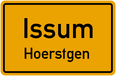 Straßenverzeichnis Issum Hoerstgen