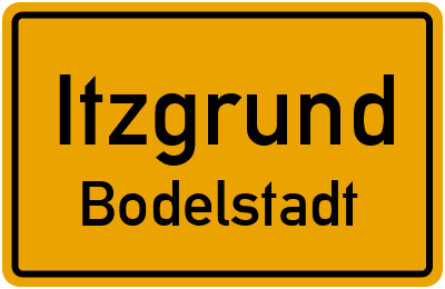 Straßenverzeichnis Itzgrund Bodelstadt