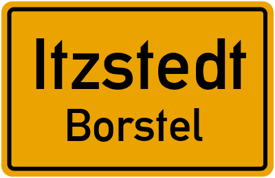 Straßenverzeichnis Itzstedt Borstel