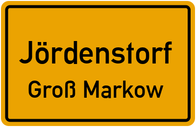 Straßenverzeichnis Jördenstorf Groß Markow