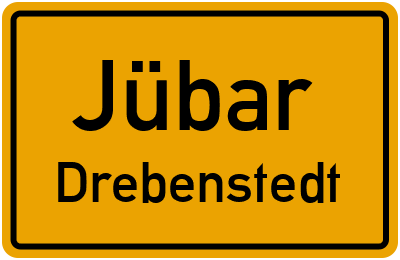 Straßenverzeichnis Jübar Drebenstedt