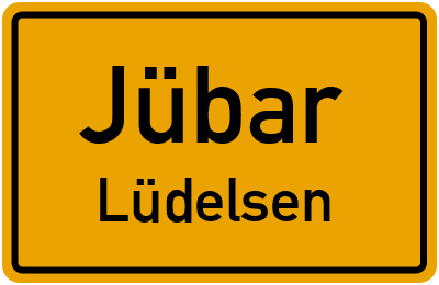 Straßenverzeichnis Jübar Lüdelsen