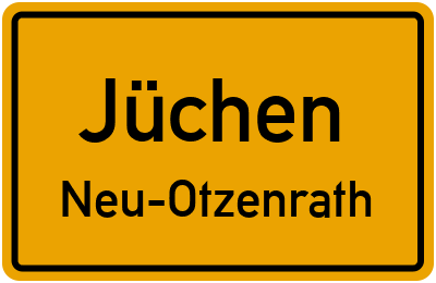 Straßenverzeichnis Jüchen Neu-Otzenrath