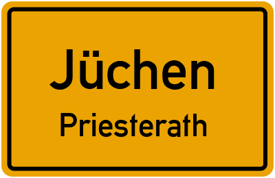 Straßenverzeichnis Jüchen Priesterath
