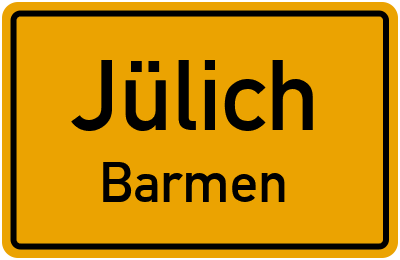 Straßenverzeichnis Jülich Barmen