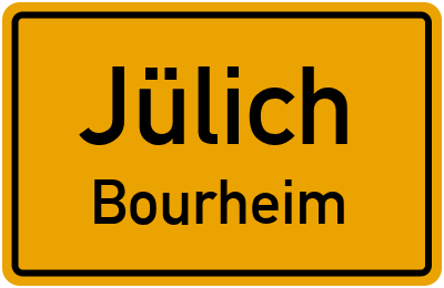 Straßenverzeichnis Jülich Bourheim