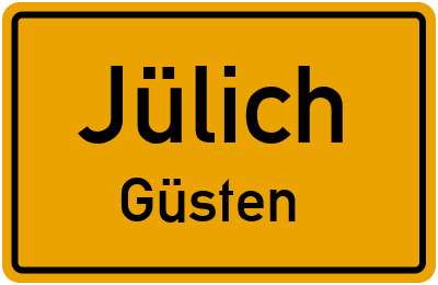 Straßenverzeichnis Jülich Güsten
